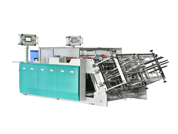 HS-HBJ-1200 Four-servo double-station stereo carton forming machine